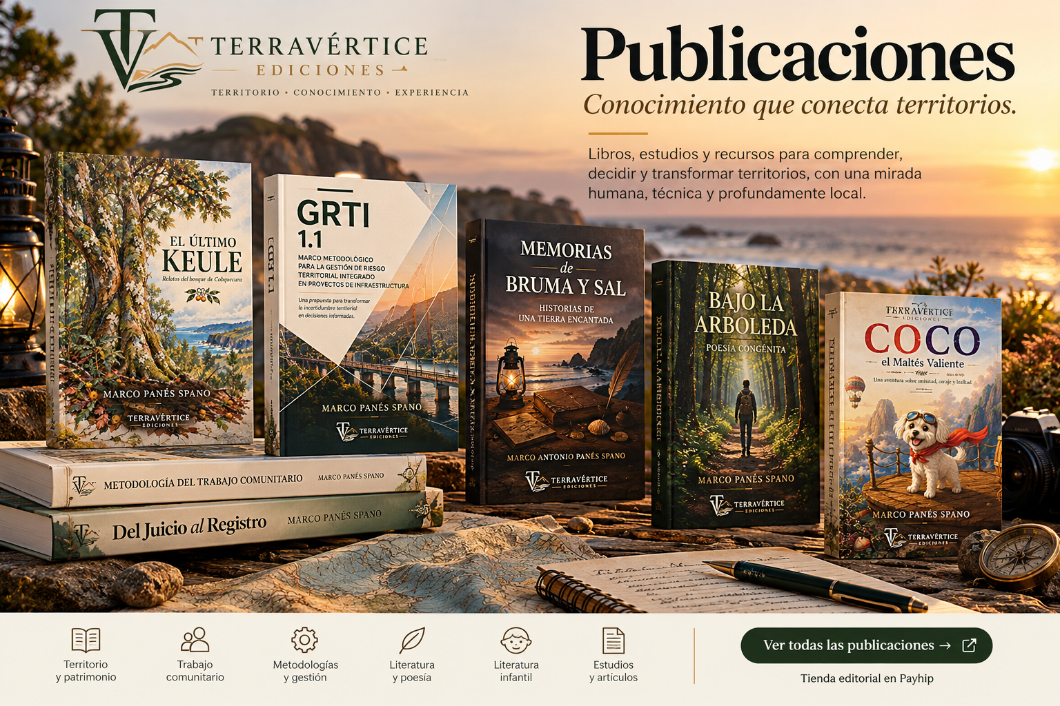 Colección de publicaciones TerraVértice Ediciones